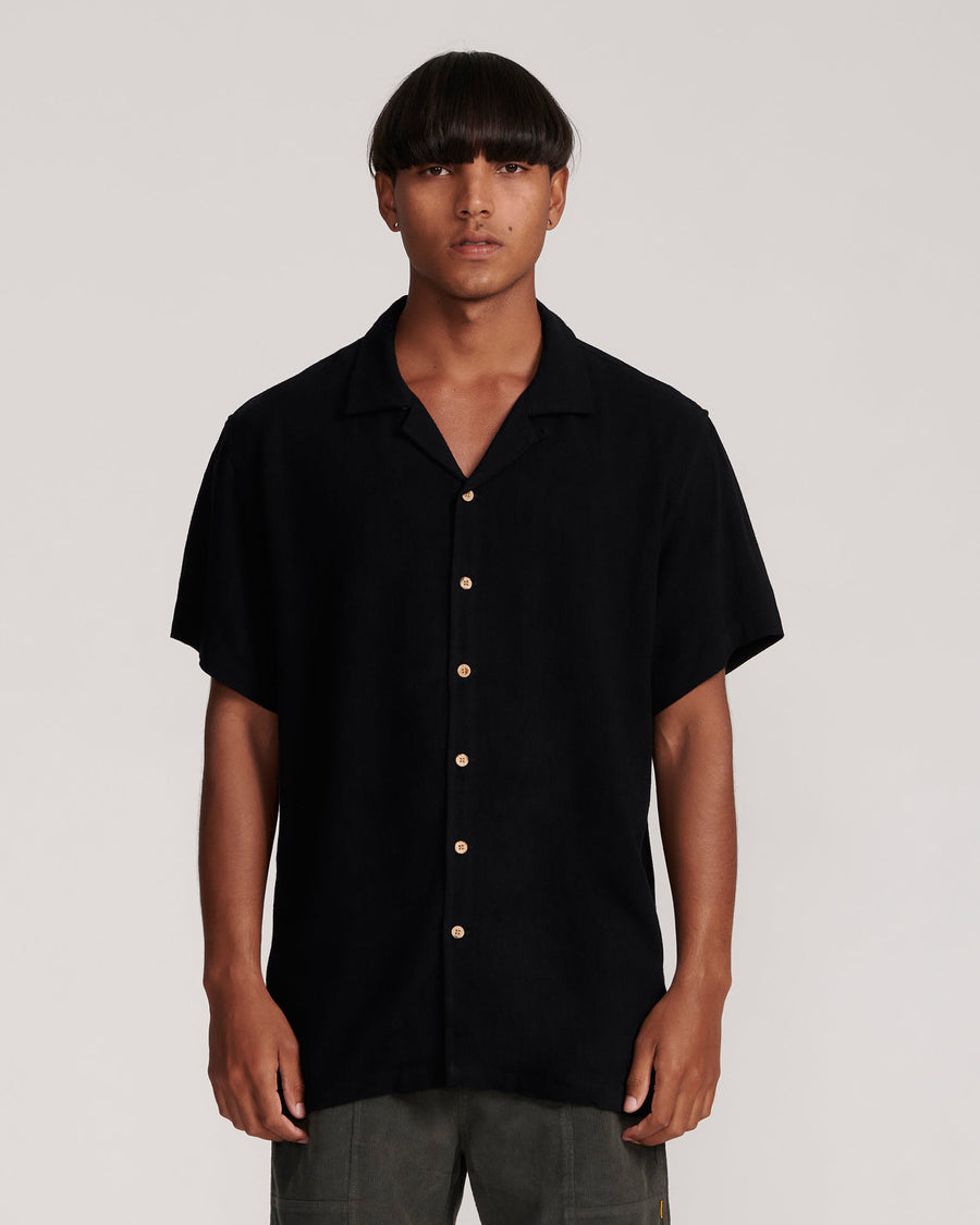 Ernie Resort Shirt - Black