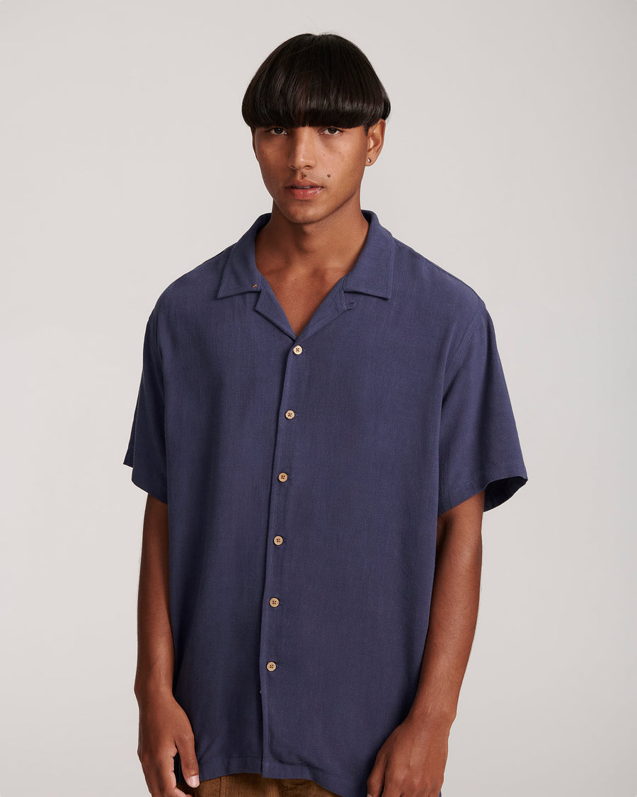 Ernie Resort Shirt - Navy