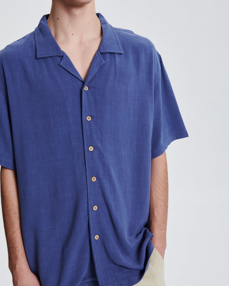 Ernie Resort Shirt - Blue