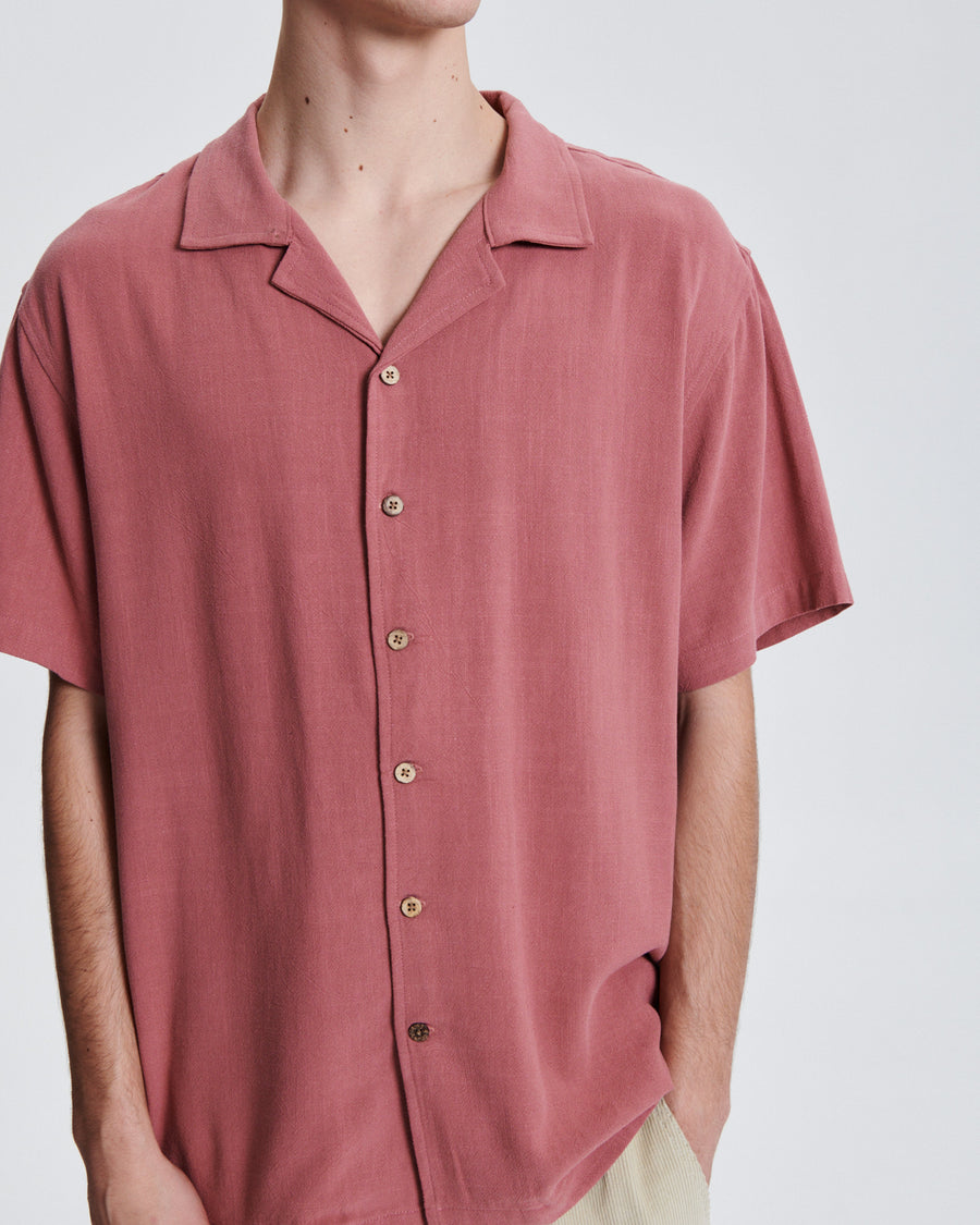 Ernie Resort Shirt - Merlot