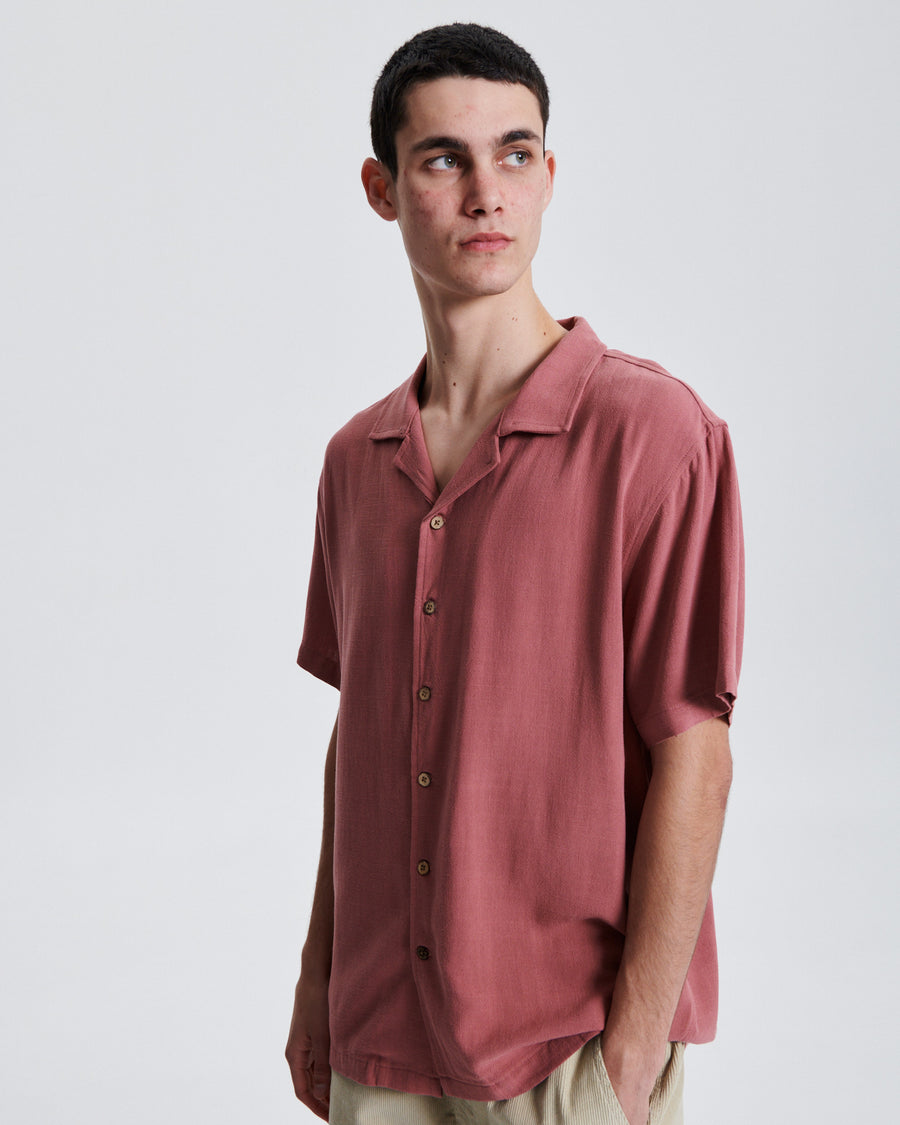 Ernie Resort Shirt - Merlot