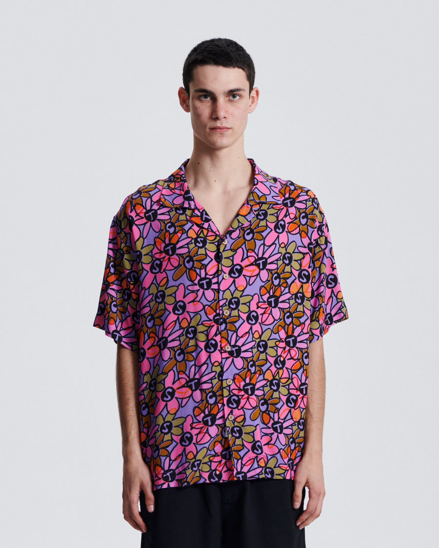 Crazed Jumbo Resort Shirt - Lav