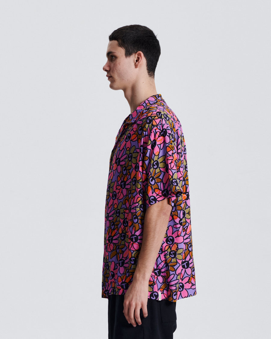 Crazed Jumbo Resort Shirt - Lav