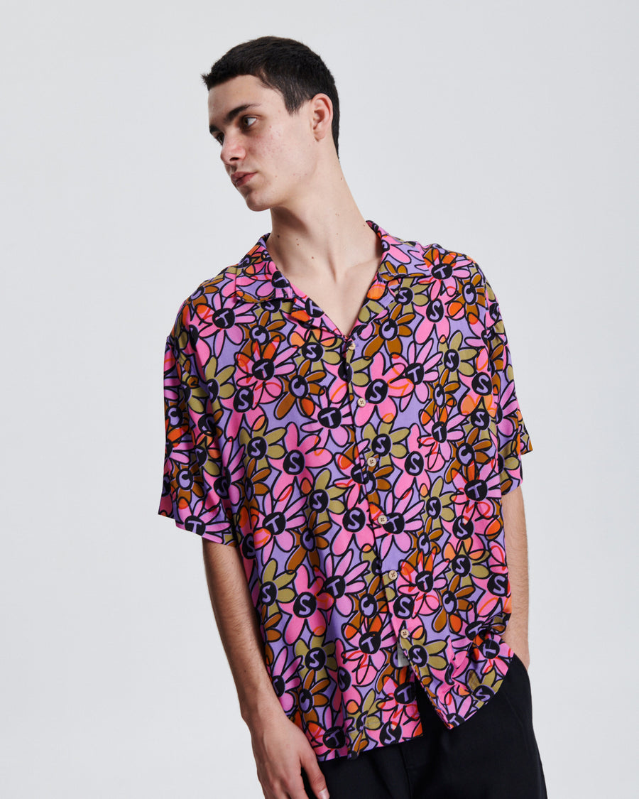 Crazed Jumbo Resort Shirt - Lav