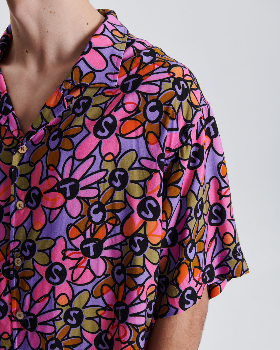 Crazed Jumbo Resort Shirt - Lav