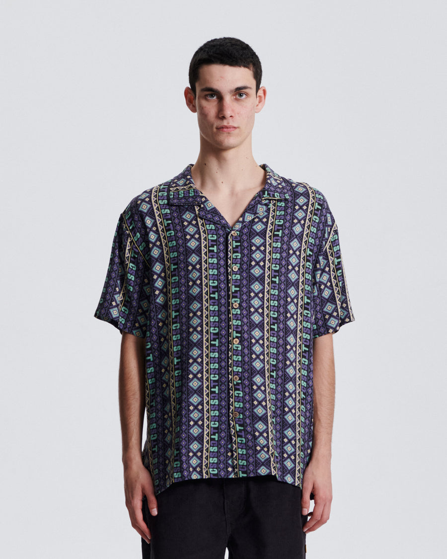 Dunstin SS Resort Shirt - Black