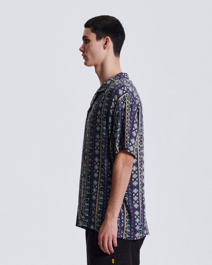 Dunstin SS Resort Shirt - Black