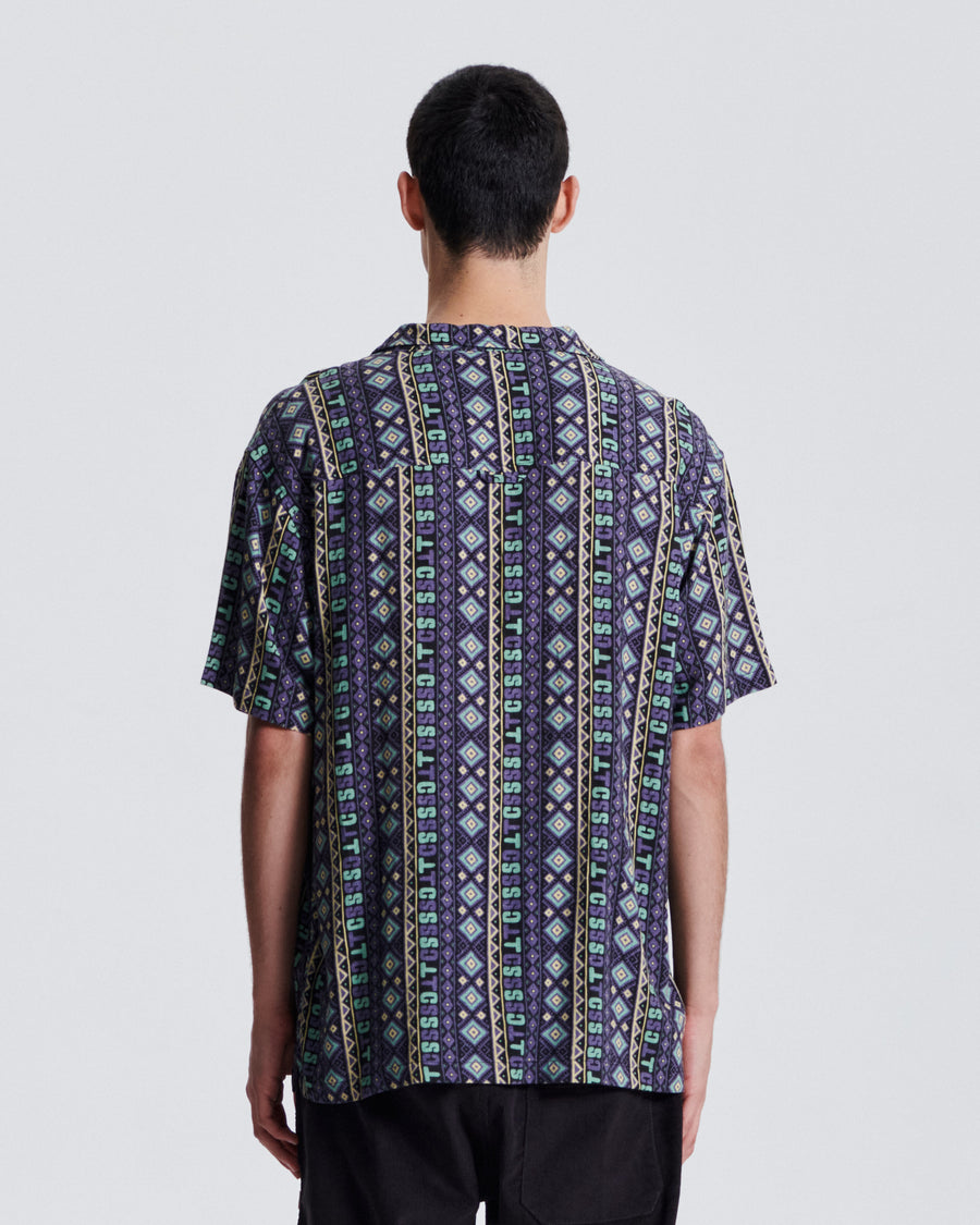 Dunstin SS Resort Shirt - Black