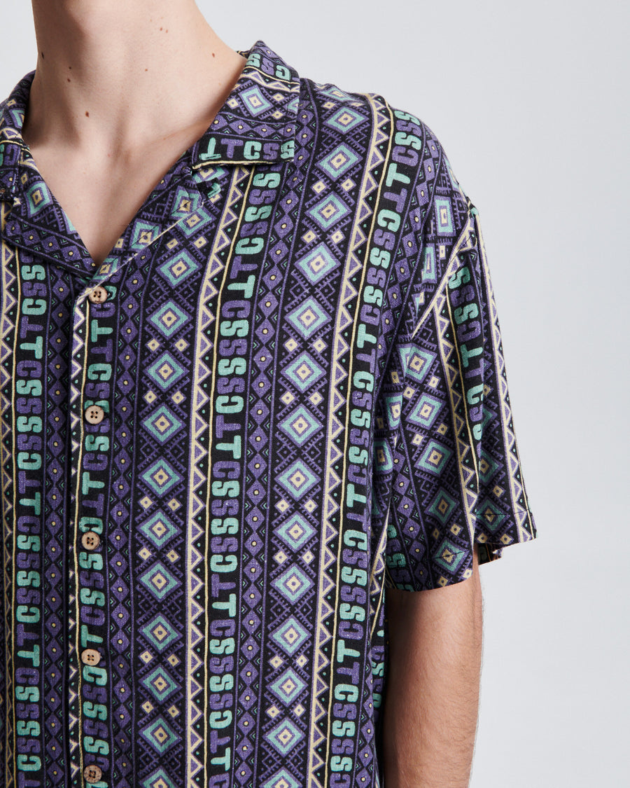 Dunstin SS Resort Shirt - Black