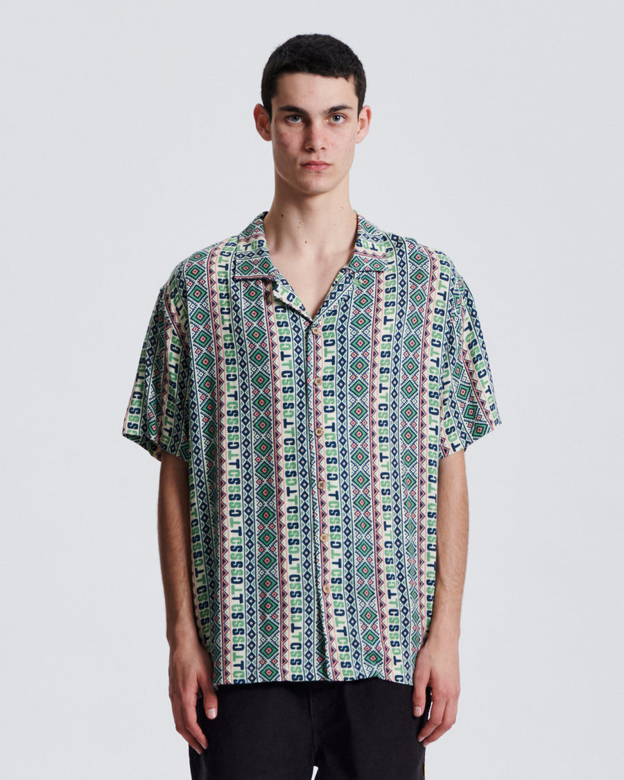 Dunstin SS Resort Shirt - Ecru