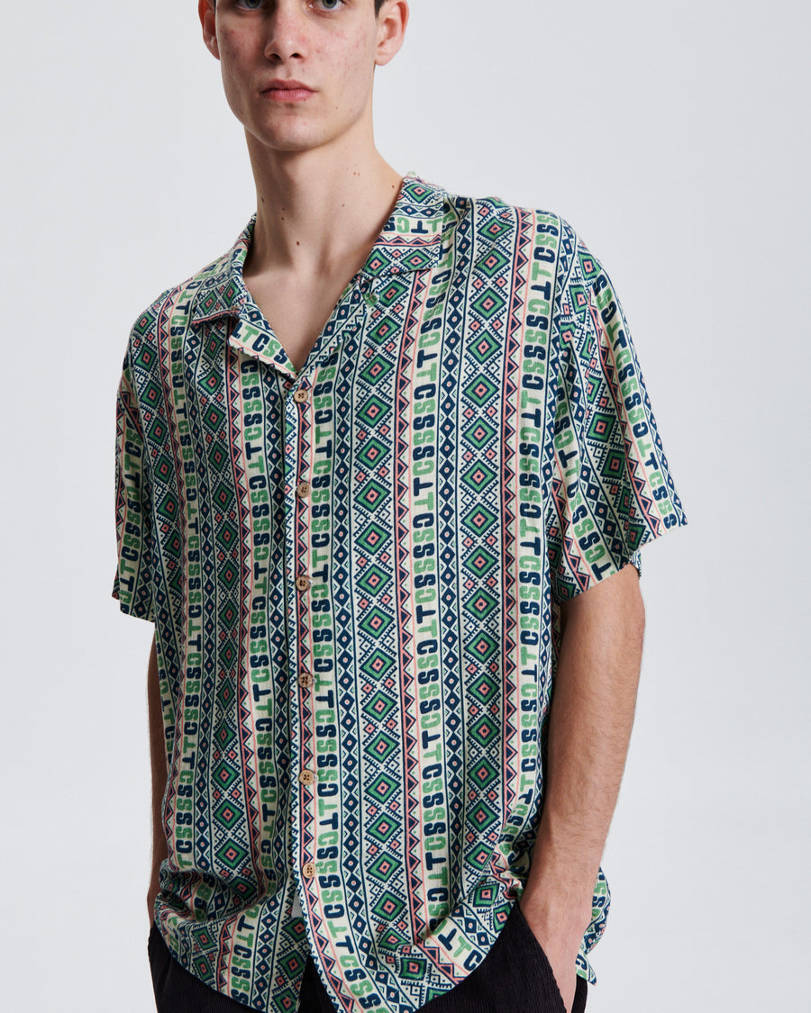 Dunstin SS Resort Shirt - Ecru