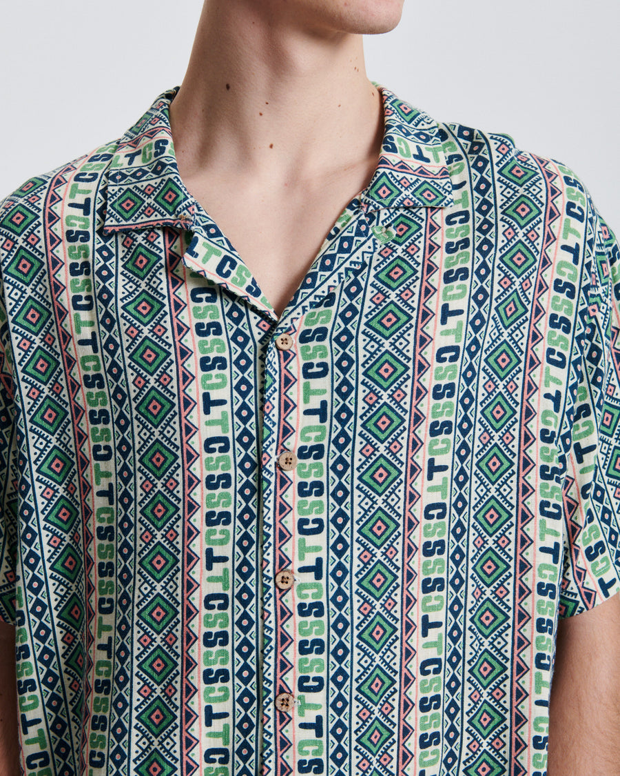 Dunstin SS Resort Shirt - Ecru