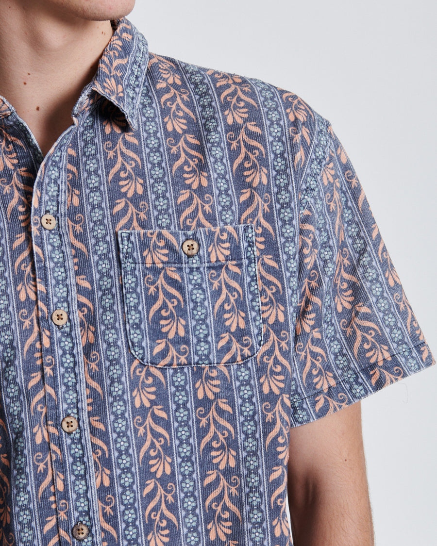 Gravity SS Cord Shirt - Blue