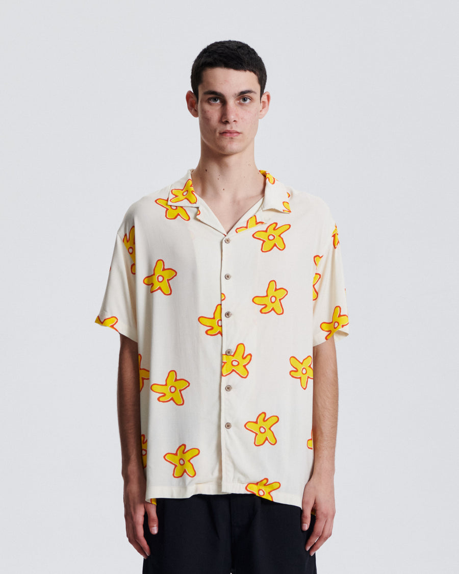 Seeker SS Resort Shirt - White