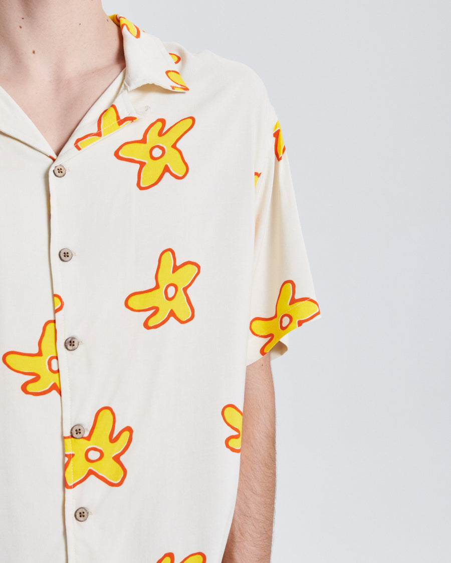 Seeker SS Resort Shirt - White