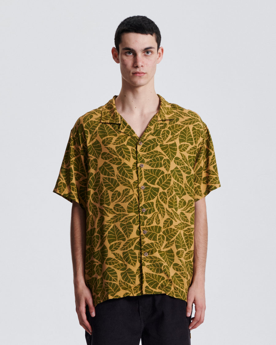 Scrub SS Resort Shirt - Tan