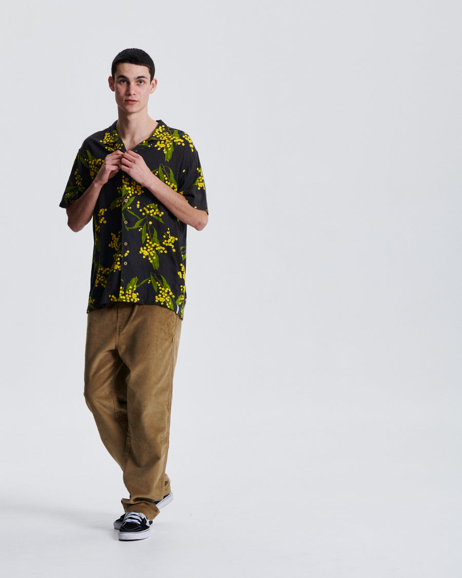 Acacia Linen Shirt - Black
