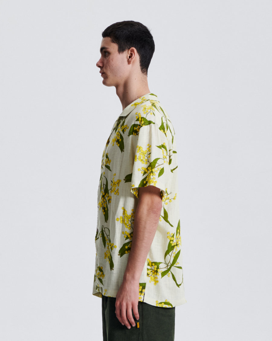 Acacia Linen Shirt - Vintage White