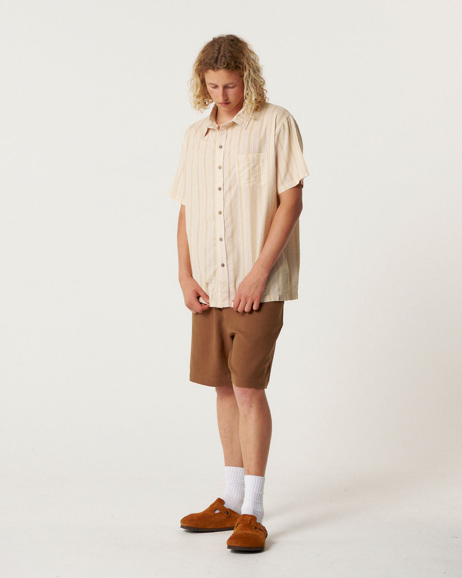 Stranded Shirt - Ecru