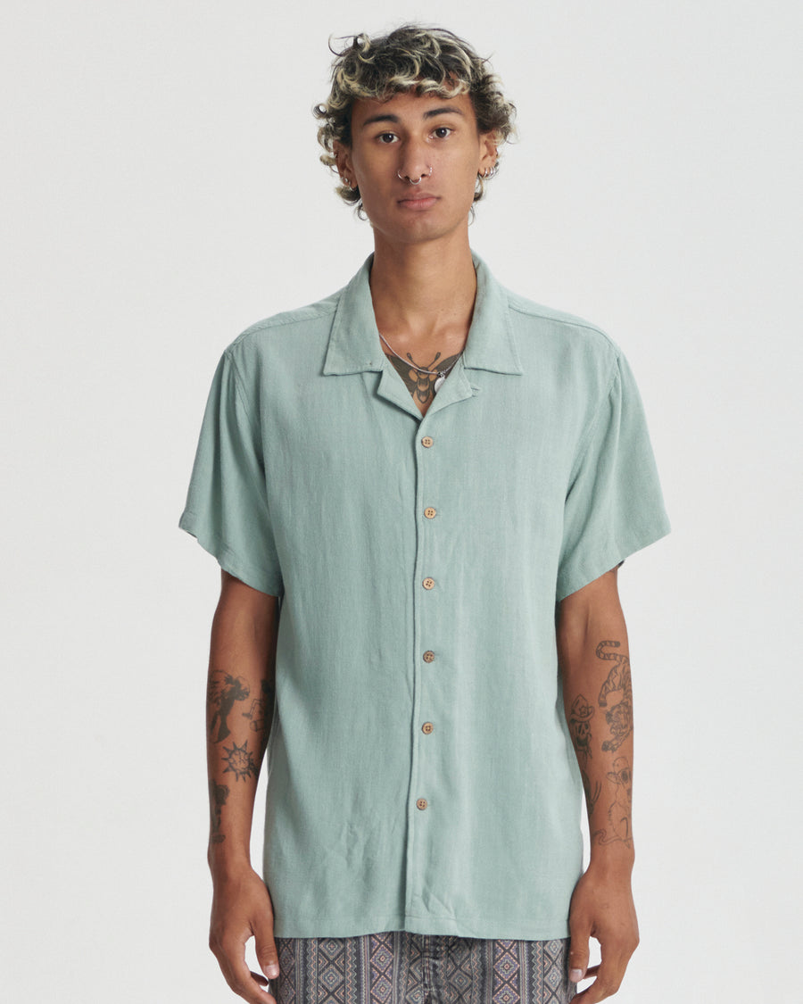Ernie Resort Shirt - Seagrass