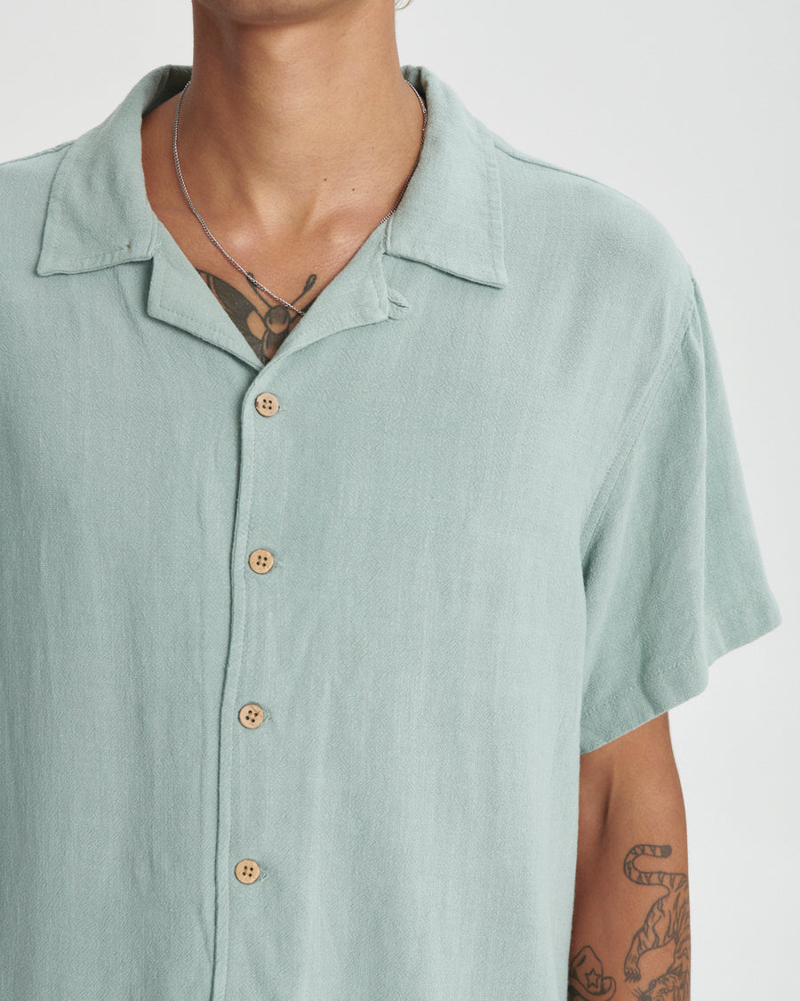 Ernie Resort Shirt - Seagrass