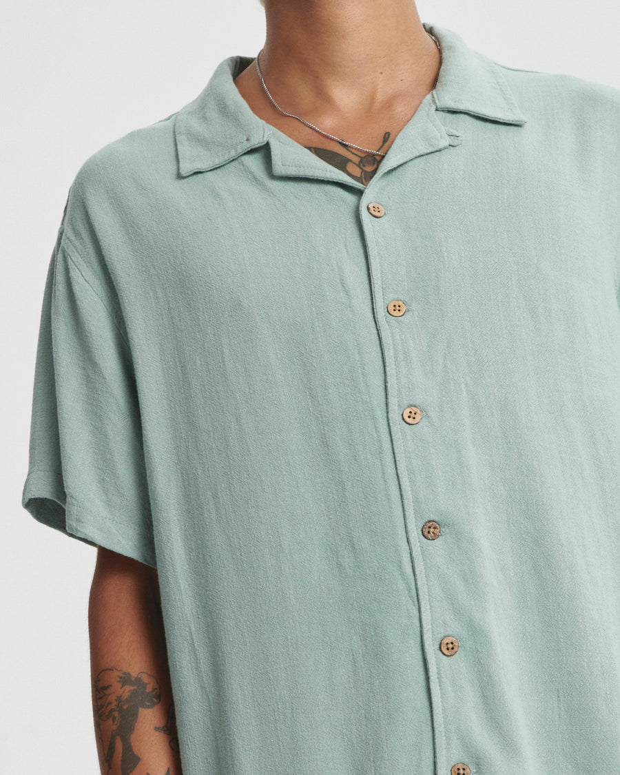 Ernie Resort Shirt - Seagrass