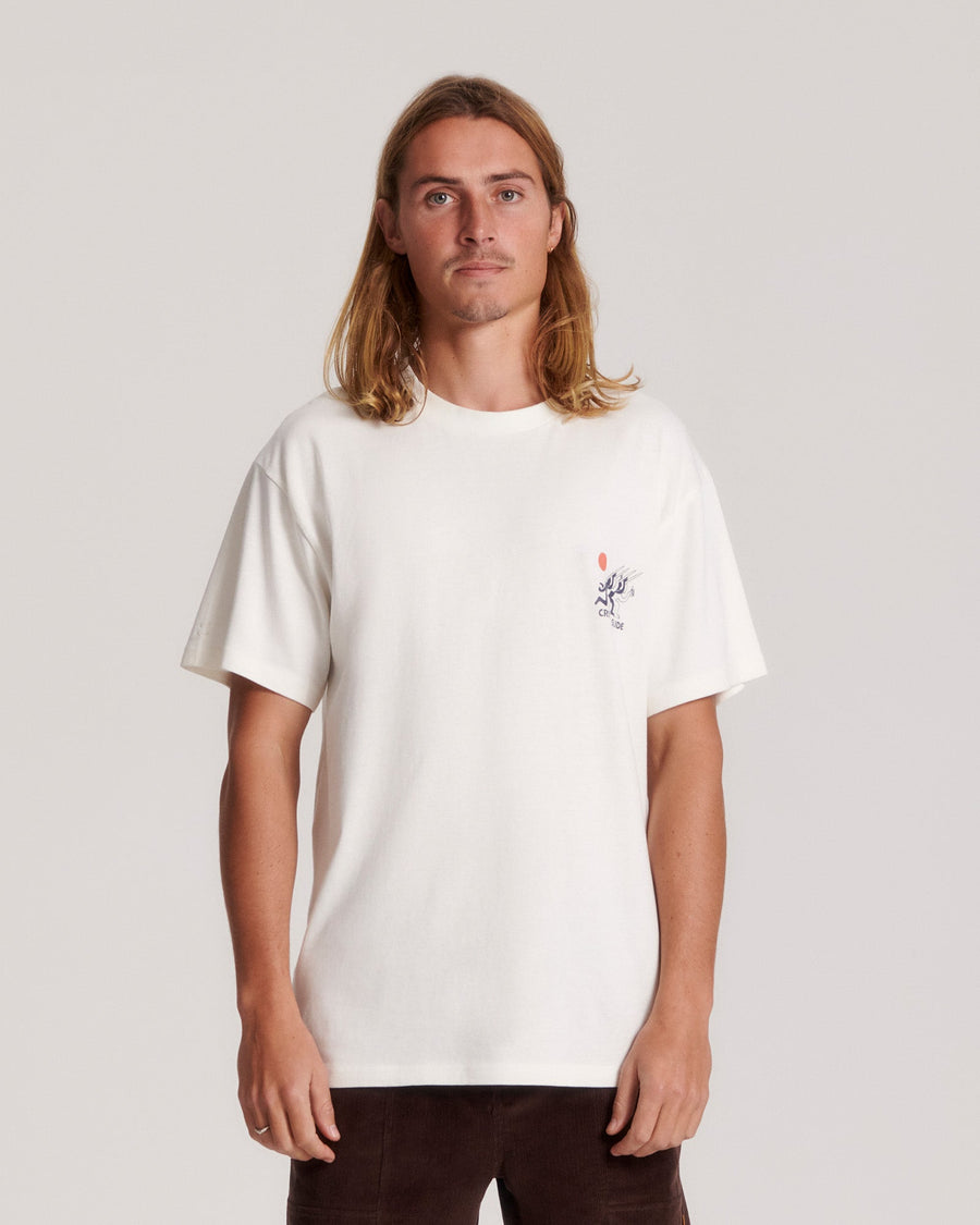 Sun Salute Tee - Vintage White