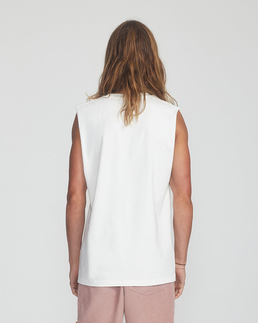 Dune Muscle - Vintage White