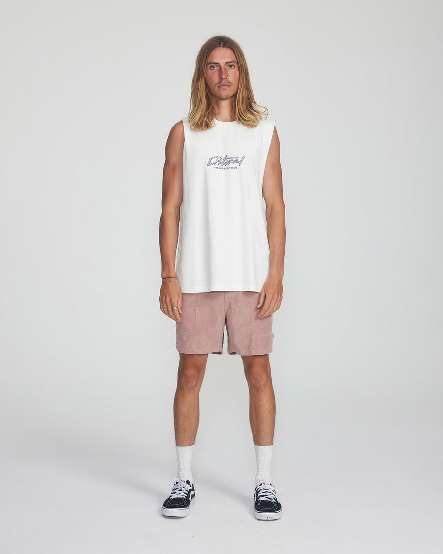 Dune Muscle - Vintage White