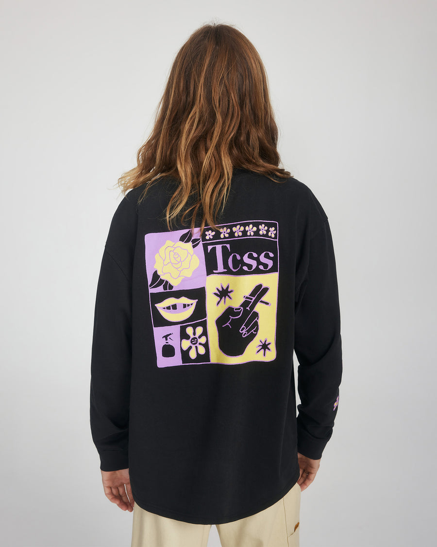 Ritual Long Sleeve Tee  - Vintage Black