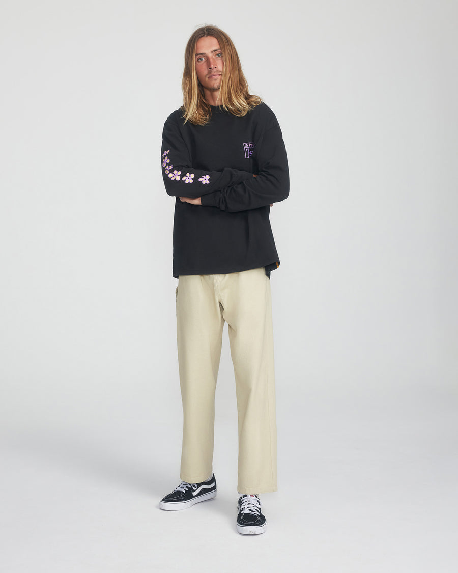 Ritual Long Sleeve Tee  - Vintage Black