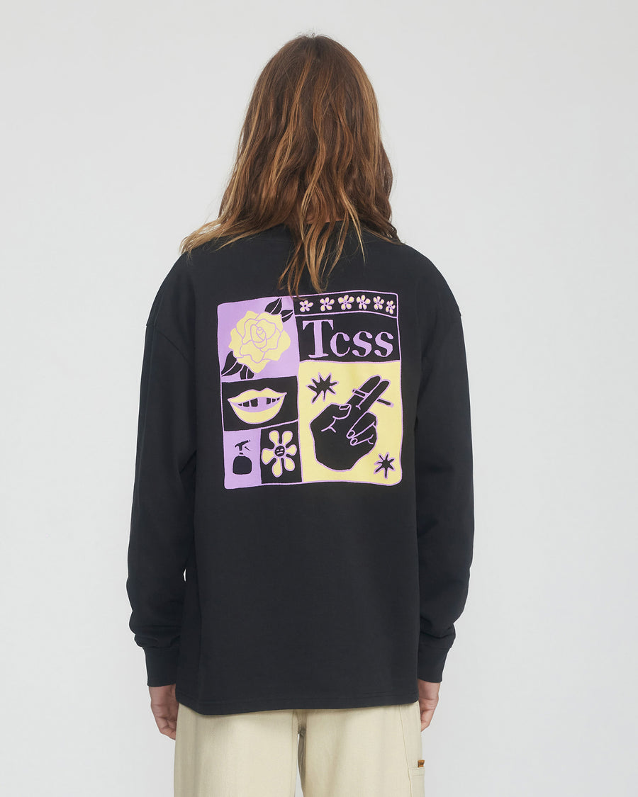 Ritual Long Sleeve Tee  - Vintage Black