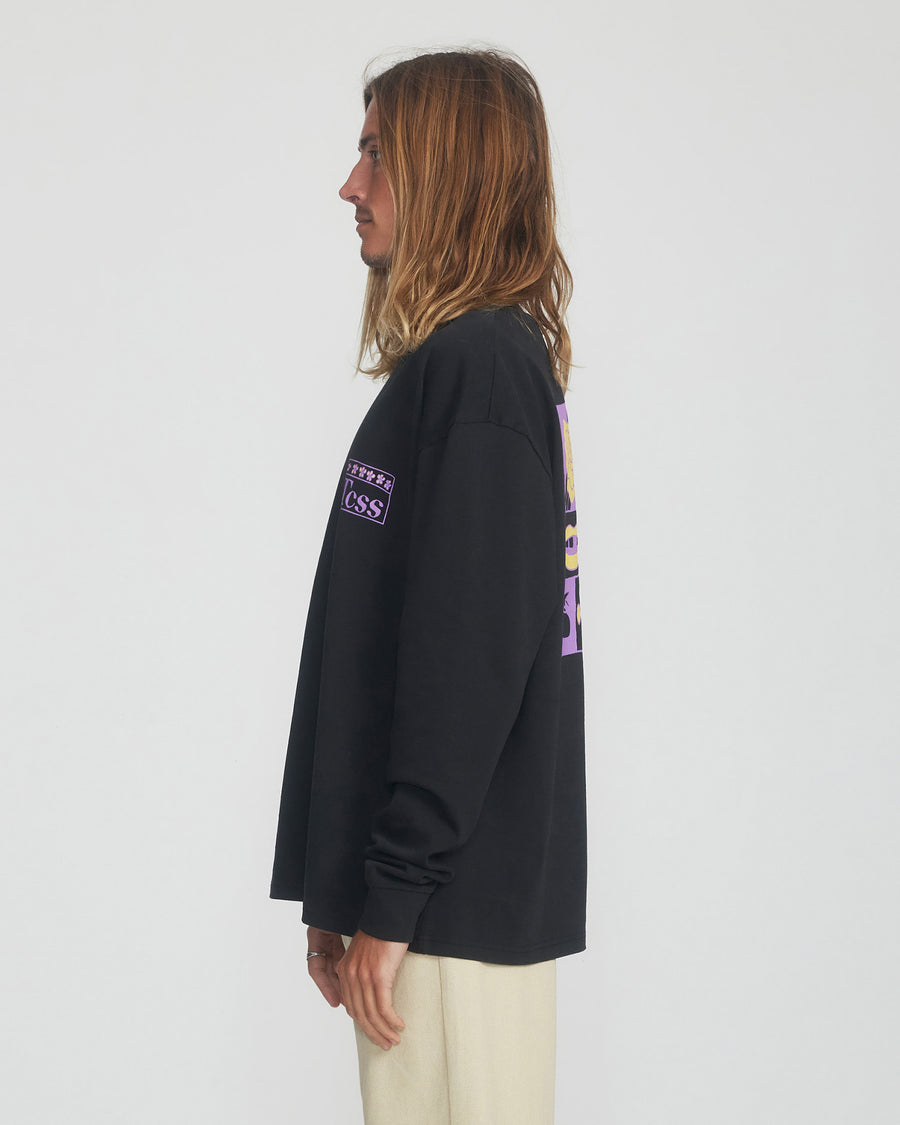 Ritual Long Sleeve Tee  - Vintage Black