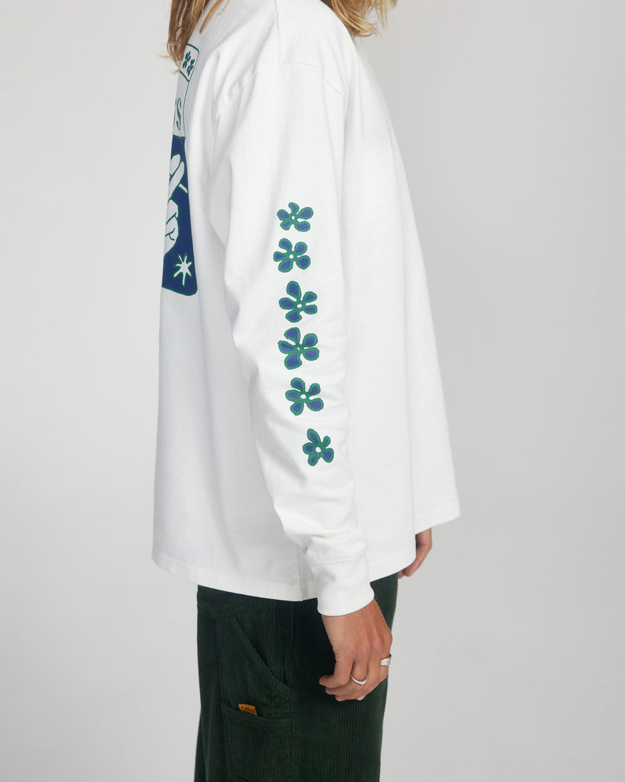 Ritual Long Sleeve Tee - Vintage White