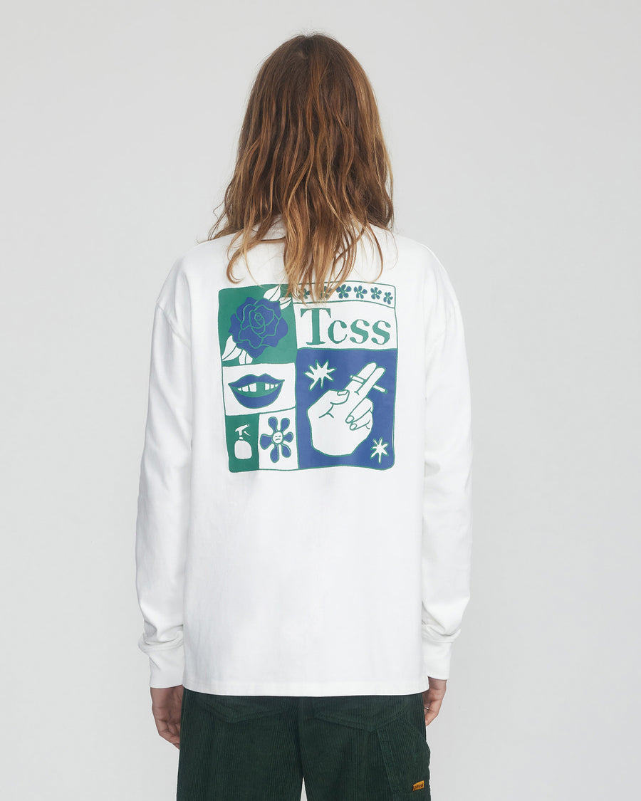 Ritual Long Sleeve Tee - Vintage White