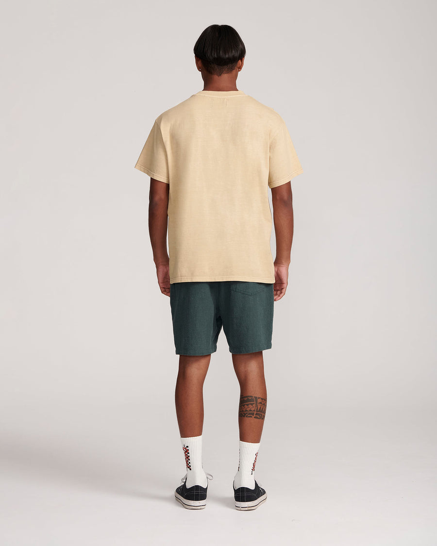 Bunched Tee - Pale Khaki