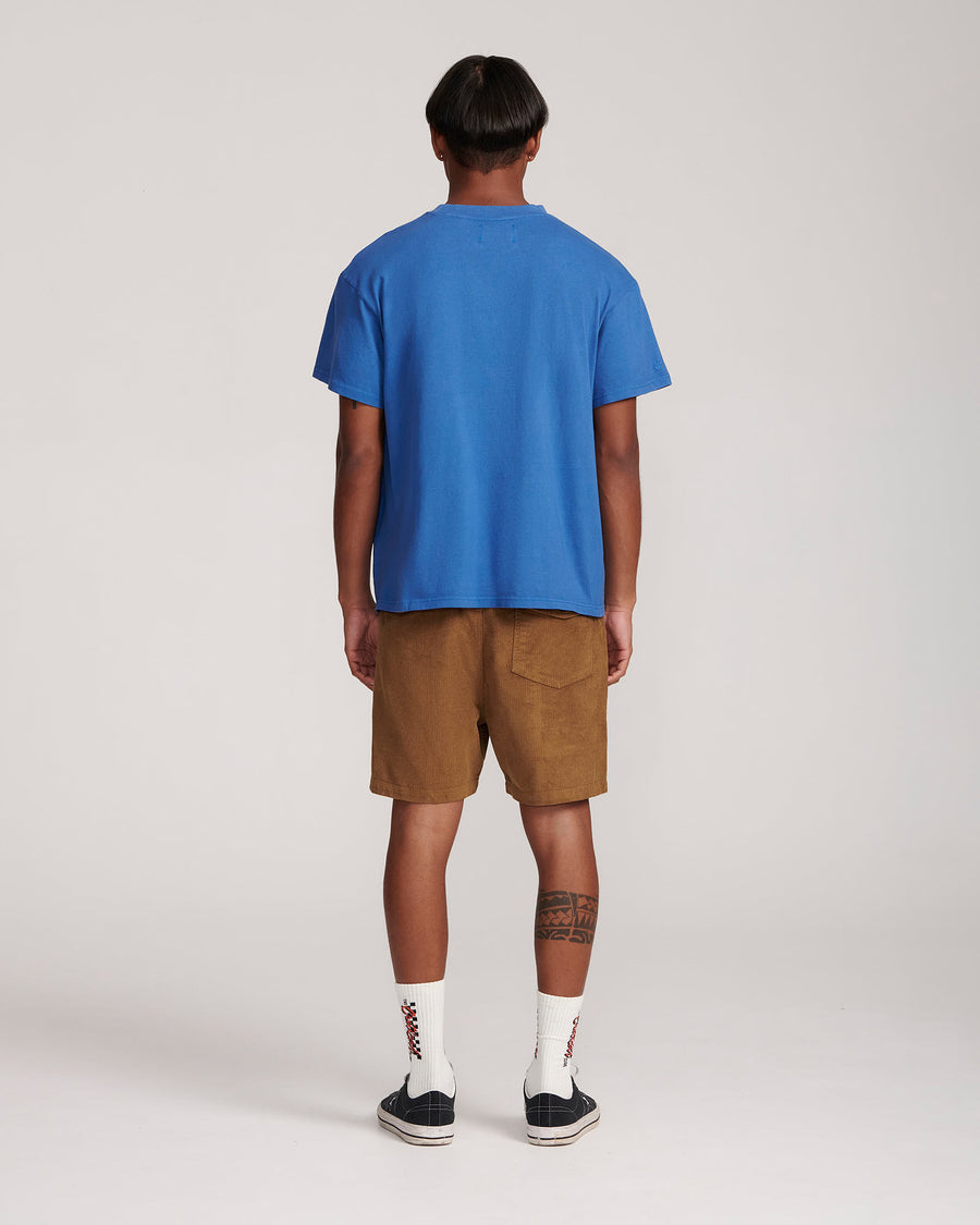 Calen Placement Tee - Cobalt