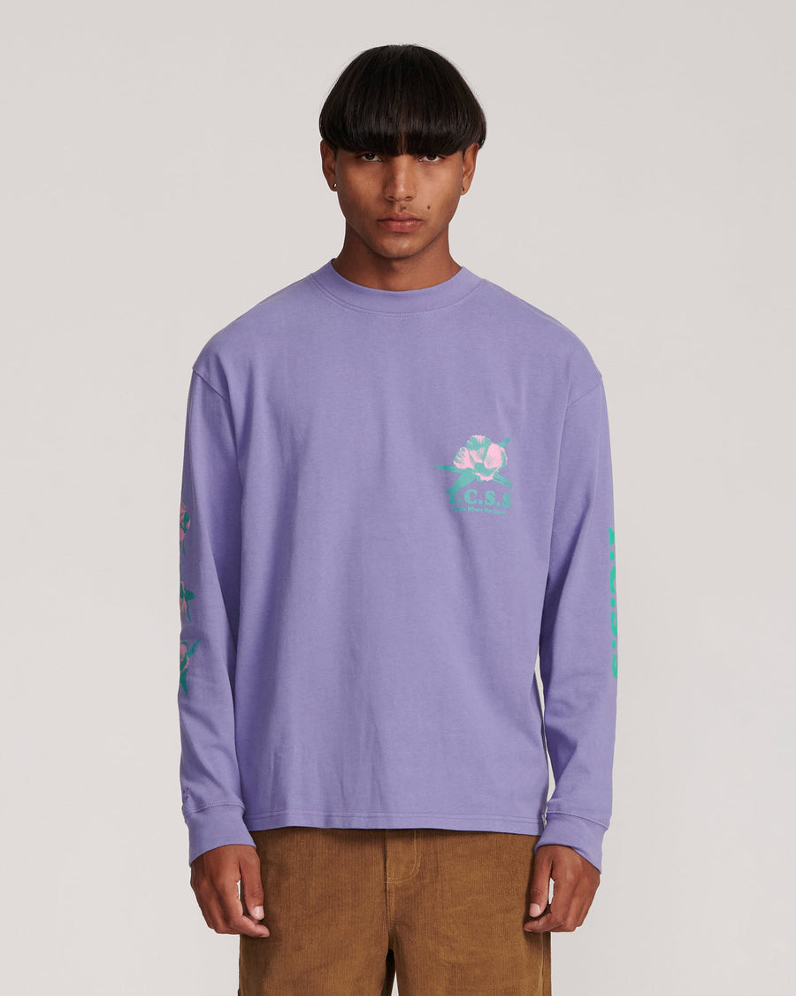 Judd Longsleeve Tee - Lilac