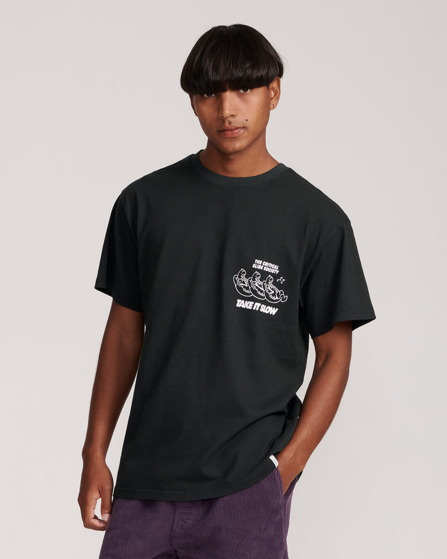 Take It Slow Tee - Vintage Black