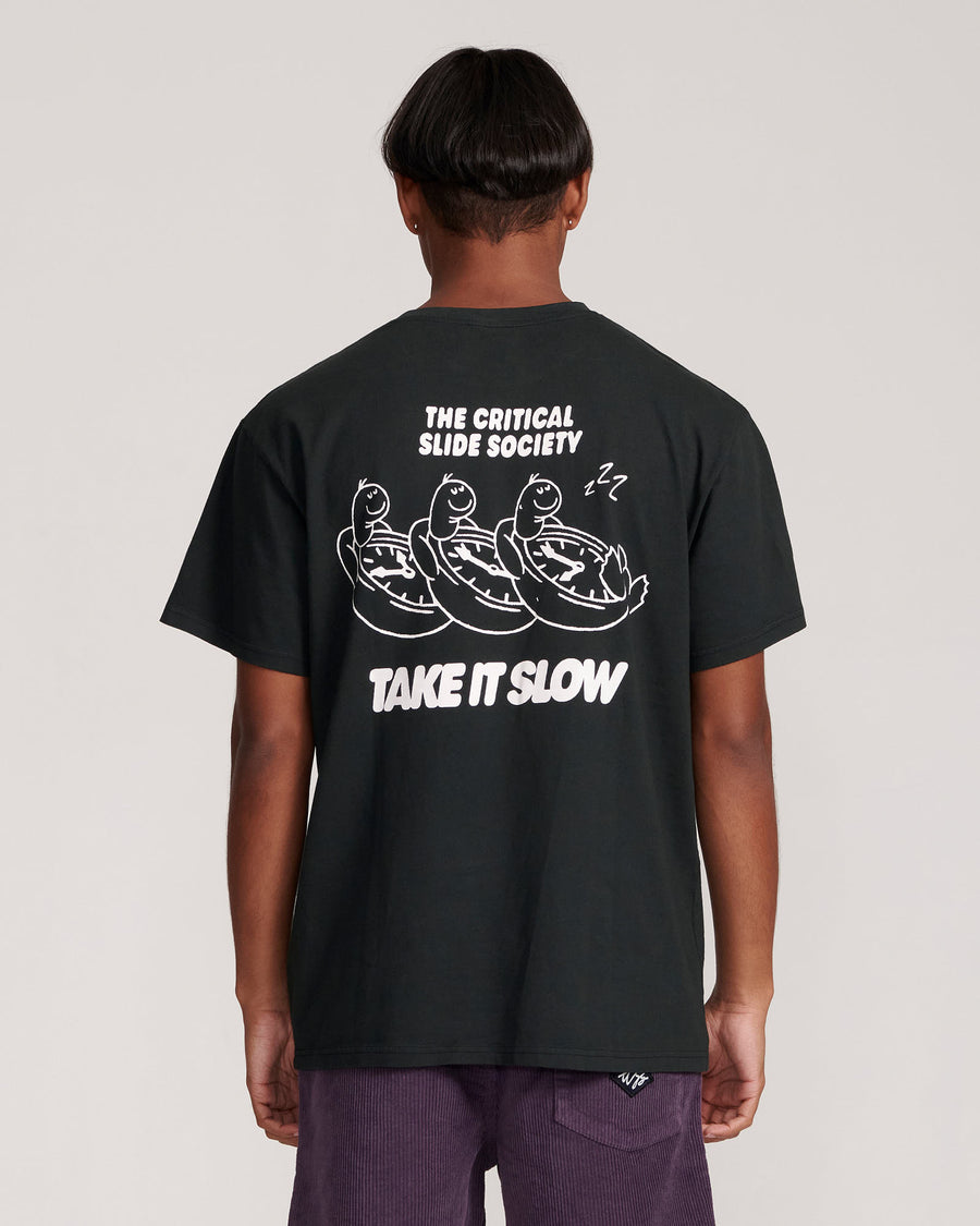 Take It Slow Tee - Vintage Black