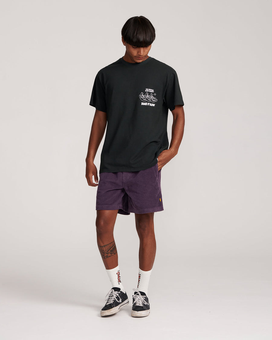 Take It Slow Tee - Vintage Black