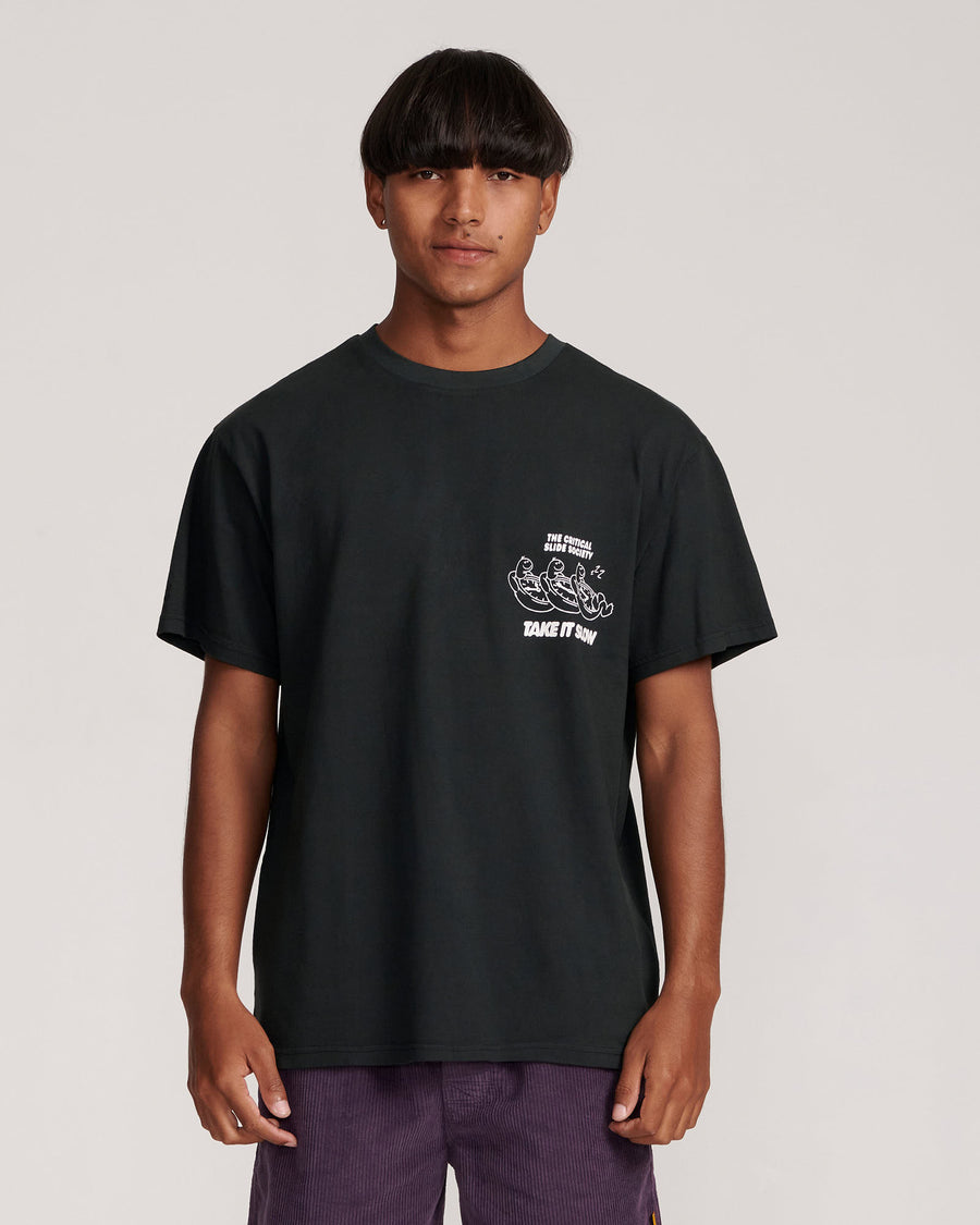 Take It Slow Tee - Vintage Black