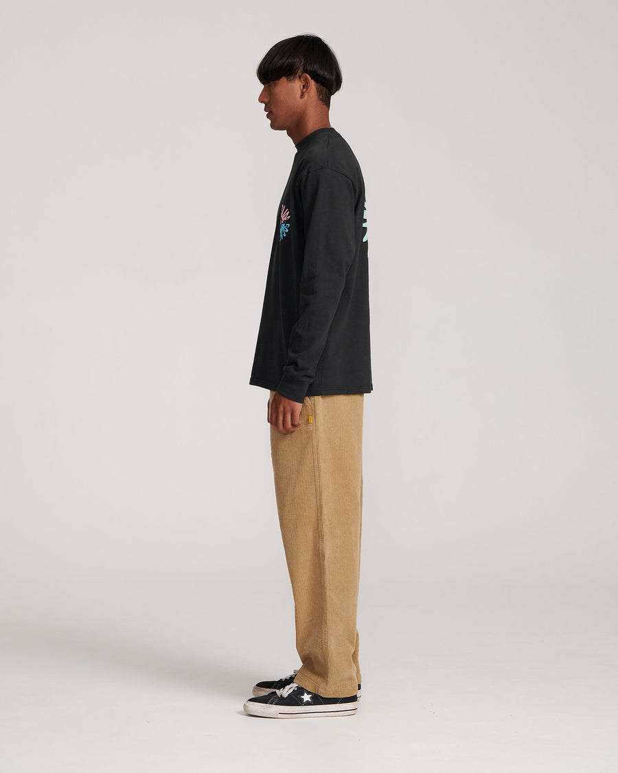 Time Warp Longsleeve Tee - Vintage Black
