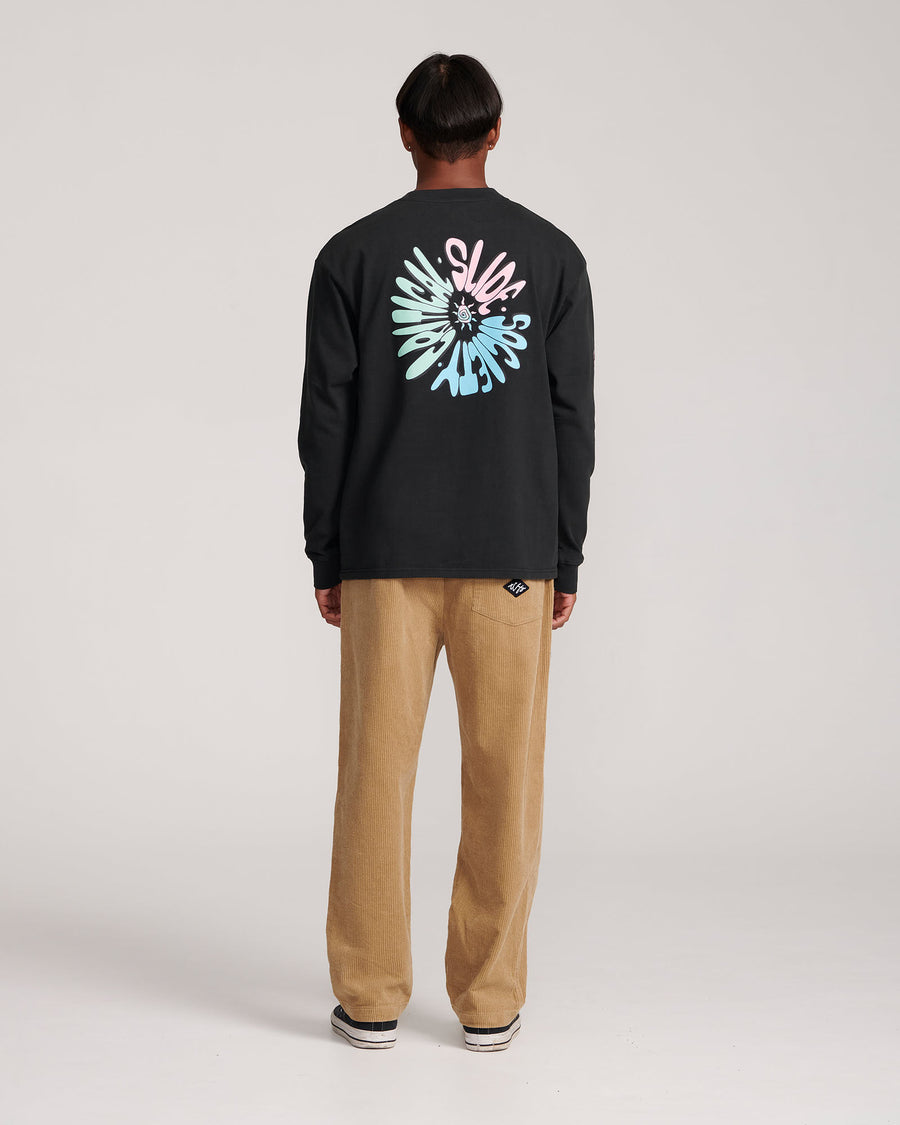 Time Warp Longsleeve Tee - Vintage Black