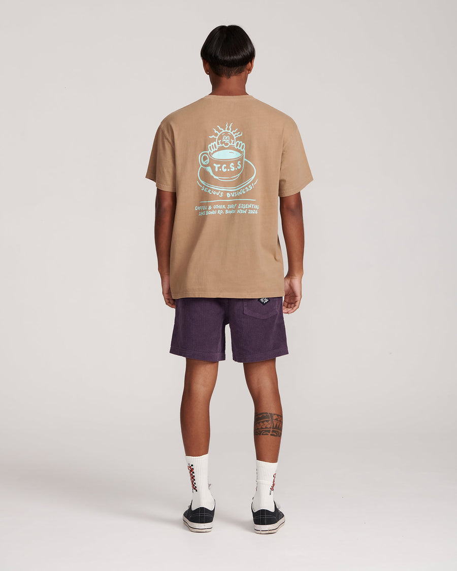Coffee Time Tee - Cinnamon