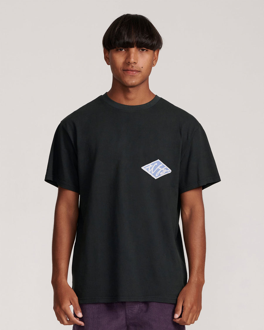 Scribble Tee  - Vintage Black