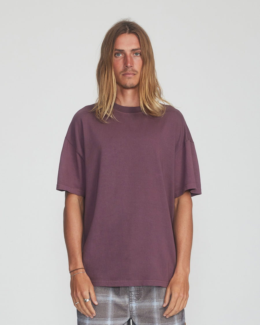 Band Tee - Plum