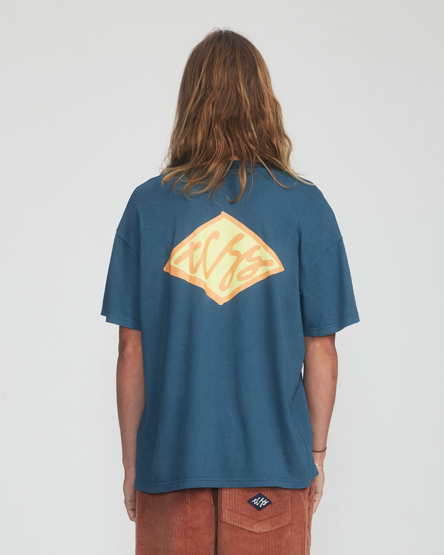 Scribble Tee - Aegean