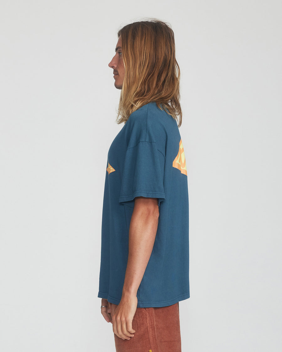 Scribble Tee - Aegean