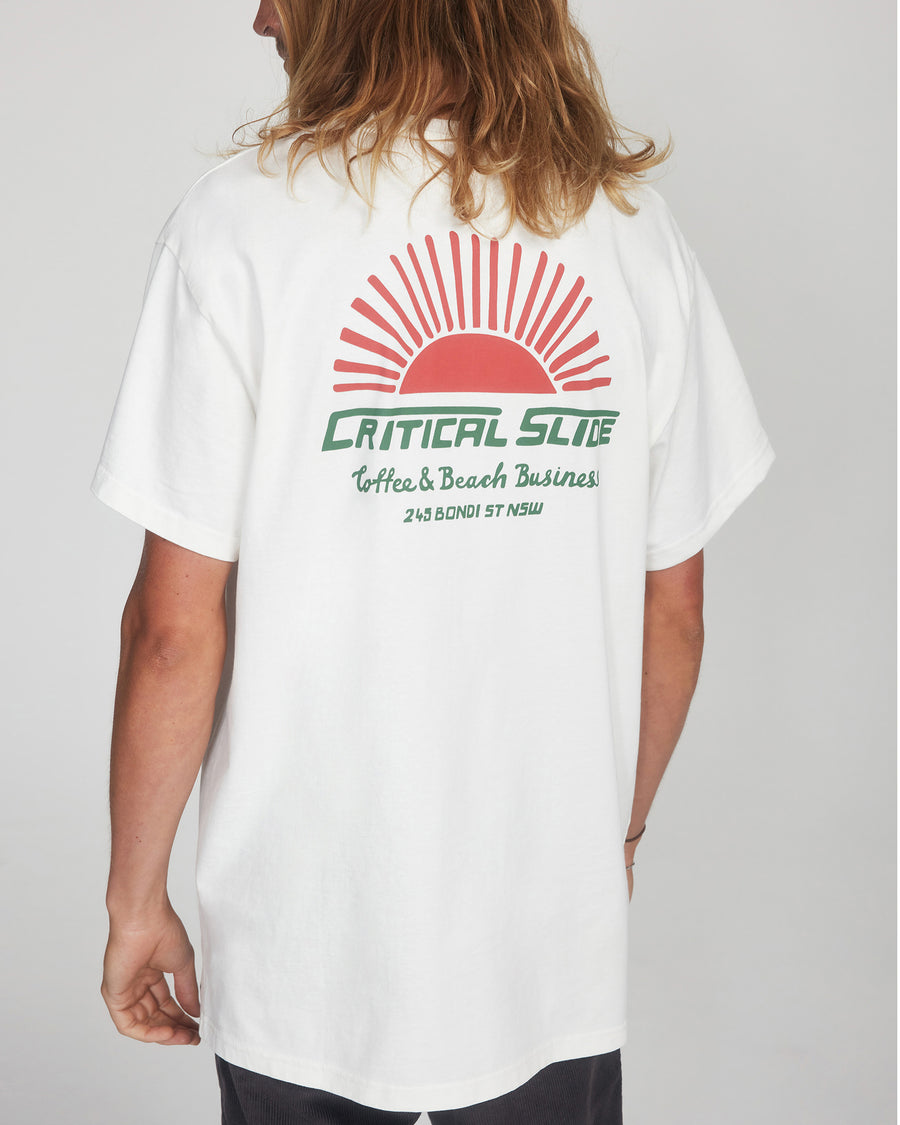 Rising Sun Tee  - Vintage White